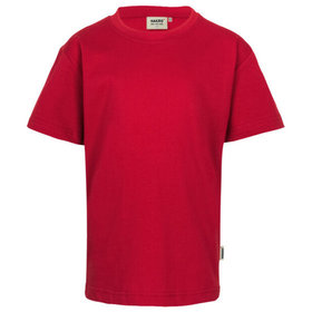 HAKRO - Kinder T-Shirt Classic 210, rot, Größe 152