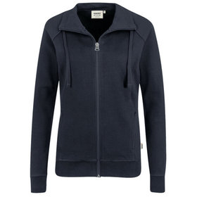 HAKRO - Damen Sweatjacke College 406, tinte, Größe 2XL