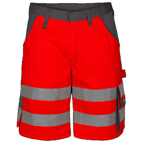 Engel - Safety Shorts 6501-770 nach EN ISO 20471, Warnrot/Grau, Größe 60
