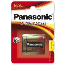 Panasonic - Lithium Fotobatterie, 6 V, 1600 mAh, CRP2