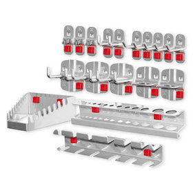 bedrunka+hirth - Hakensortiment 18-teilig passend zur Lochwand