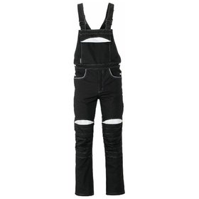 Planam - Latzhose DuraWork Größe 102 schwarz/grau