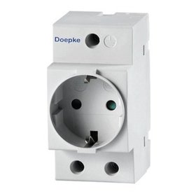 Doepke - Steckdose REG 250V/AC 16A Schutzkontakt 2,5TE 65,5mm IP20