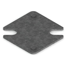 META® - Unterlegblech für Stahlfuß vzk FIX, SPEED-RACK ,2 mm