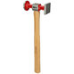 KSTOOLS® - Karosserie-Standard-Hammer, groß rund/eckig/gewölbt, 325mm