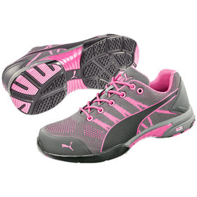 Puma Safety - Sicherheitshalbschuh Celerity Knit Pink Low 642910, S1P HRO SRC, pink, Größe 37