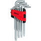 KSTOOLS® - Torx-Winkelstiftschlüssel-Satz, lang, 10-teilig