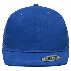 James & Nicholson - 6 Panel Baumwoll Mesh Cap MB6509, königs-blau, Einheitsgröße