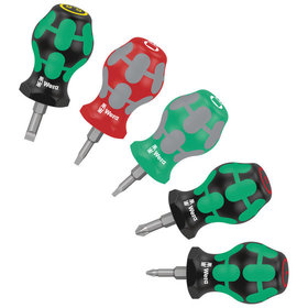 Wera® - Stubby Set 3 Schraubendrehersatz, 5-teilig