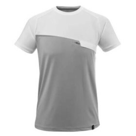 MASCOT® - T-Shirt ADVANCED Grau-meliert/Weiss 17782-945-0806, Größe S