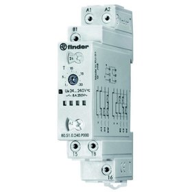 finder® - Zeitrelais 24-240V/AC 0,1-86400s ansprVerz Funktion ansprechverzögert