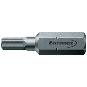 FORMAT - Bit zähhart 1/4" DIN 3126 C6,3 Innensechskant 4x25mm
