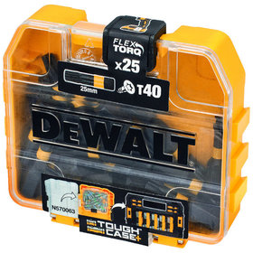 DeWALT - Bit-Box 25mm T40 25-teilig Schlagfest