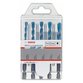 Bosch - 5-teiliges Bohrer-Set HEX-9 MultiConstruction, 5,5/6/6/7/8 mm