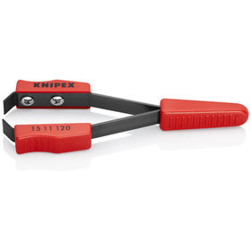 KNIPEX® - Lackabzieh-Pinzette Geriffelt 125 mm 1511120