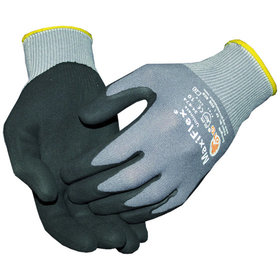 atg® - Strickhandschuh MaxiFlex® Ultimate™ 2440, grau/schwarz, Größe 7