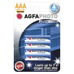 Agfa Photo - Photo Batterie, AAA, 1,5V, LR03, Micro, Alkaline, Pck=4St, 110-802572