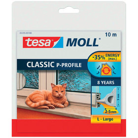 tesa® - P-Profil-Dichtung 5390, braun 6m x 9mm