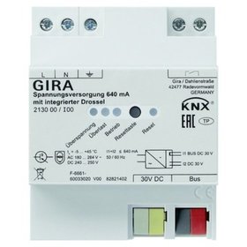 GIRA - Spannungsversorgung KNX 4TE 640mA LED Bussystem KNX mit LED-Anzeige