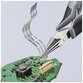 KNIPEX® - Elektronik-Greifzange ESD mit Mehrkomponenten-Hüllen 115 mm 3522115ESD