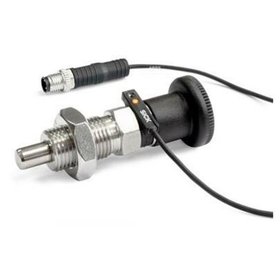 Ganter Norm® - 817.6-4-6-EB-S-0,5 Edelstahl-Rastbolzen, mit Sensor zur Positionsabfrage