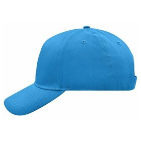 James & Nicholson - 5 Panel Cap ungebürstet MB6117, atlantic-blau, Einheitsgröße