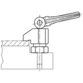 HALDER - Aufsitzspanner, schwenkbar, niedrige Bauform, Größe 44/mit Spannschraube | d1=44 mm | 23310.0035