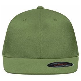 James & Nicholson - Flexfit® Flatpeak Cap MB6184, oliv, Größe S/M