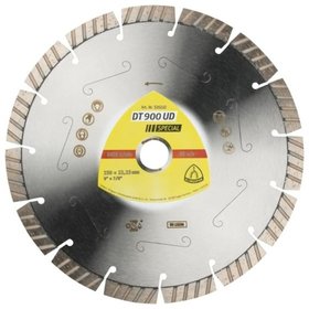 KLINGSPOR - Diamanttrennscheibe DT 900 UD, 230 x 2,6 x 22,23mm 15 Segmente 42 x 2,6 x 12mm