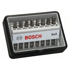 Bosch - 8-tlg. Schrauberbit-Set, Robust Line, Sx PH/PZ, Extra Hard-Ausführung (2607002558)
