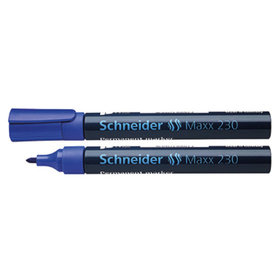 Schneider - Permanentmarker Maxx 230 123003 Rundspitze 1-3mm blau