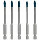 Bosch - EXPERT HEX-9 HardCeramic Dachziegel-Bohrer-Set, 5mm, 5-teilig (2608900598)