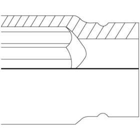 VIGOR® - Kraft-Steckschlüssel-Einsatz, kurz, Doppel-Sechskant V4477 Antrieb 1/2", SW32