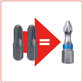 KSTOOLS® - 1/4" TORSIONpower Bit-Satz, 32-tlg