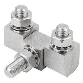KIPP - SCHARNIER ECKIG MIT BEFESTIGUNGSMUTTER, FORM:A, EDELSTAHL 1.4305, B=39, A=13, A1=10, A2=14