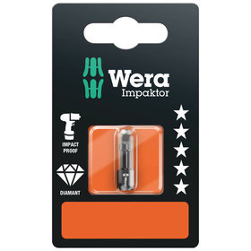 Wera® - 868/1 IMP DC SB Impaktor Innenvierkant Bits, # 3 x 25mm