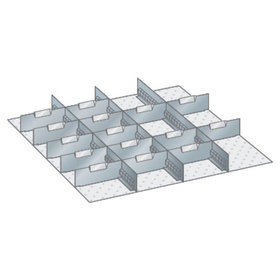 LISTA - Trennwände FH 200 36x36E, 18-teilig