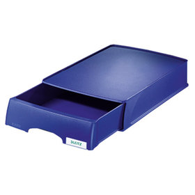 LEITZ® - Briefablage Plus 52100035 DIN A4 stapelbar Polystyrol blau