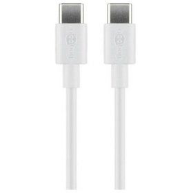 goobay® - USB-C Lade- und Synchronisationskabel, weiß, 2 m