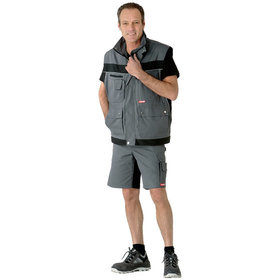 Planam - Shorts 2546 schiefer/schwarz, Größe S