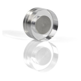 magnetoplan - Design Magnete, 20mm, transparent, Pck=4St, 1681020, Haftkraft: 4,8kg
