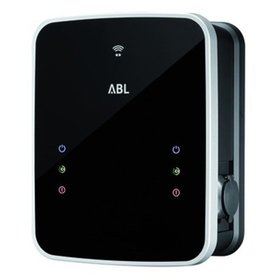 ABL eMobility - E-Mobility Ladestation eMH3 3ph 11kVA 2x11kW IP54 Kst Wandmont 400x492x194mm