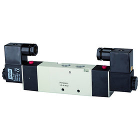 RIEGLER® - 5/3-Wegeventil elektropneumatisch »4V« Mitte geschlossen, M5, 230 V, 50 Hz