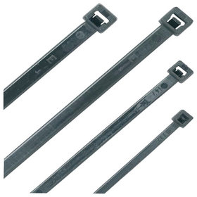 HEIDEMANN® - Nylon - Kabelbinder, schwarz, 140 X 3,6