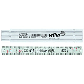 Wiha® - Gliedermaßstab Longlife® 1m metrisch, 10 Glieder (27062) weiß