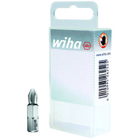 Wiha® - Bit Set Standard 25mm Pozidriv (PZ3) 10-teilig 1/4" in Box (32071)