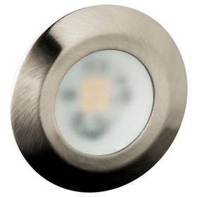 Rutec - LED-Einbaustrahler 6W 3000K A+ 448lm 35° eisen 1LED IP44 gebürstet Konv Direktans