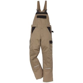 KANSAS® - Latzhose Icon Two 1009 LUXE, khaki/schwarz, Größe C56