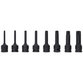 Brilliant Tools - 1/2" Kraft Bit-Stecknuss Satz, Torx, 8-teilig, T30 - T80