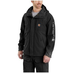 carhartt® - Herren Anglerjacke, wasserdicht, ANGLER JACKET, schwarz, Größe XXL